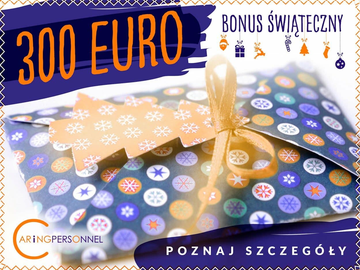 BONUS ŚWIĄTECZNY 300 EUR