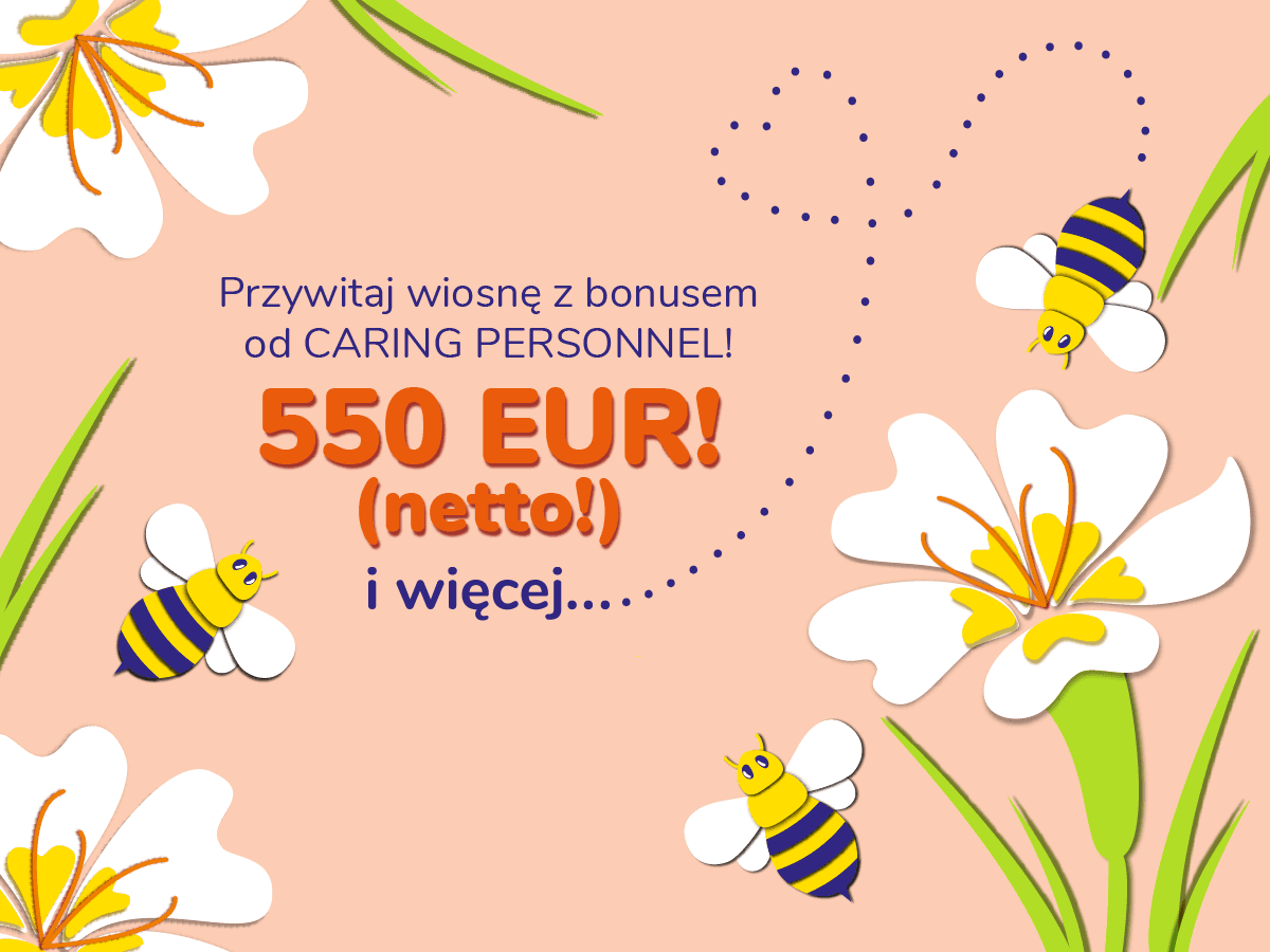 Bonus wiosenny w CARING PERSONNEL