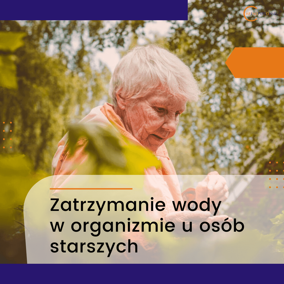 starsza osoba z problemem zatrzymania wody w organizmie