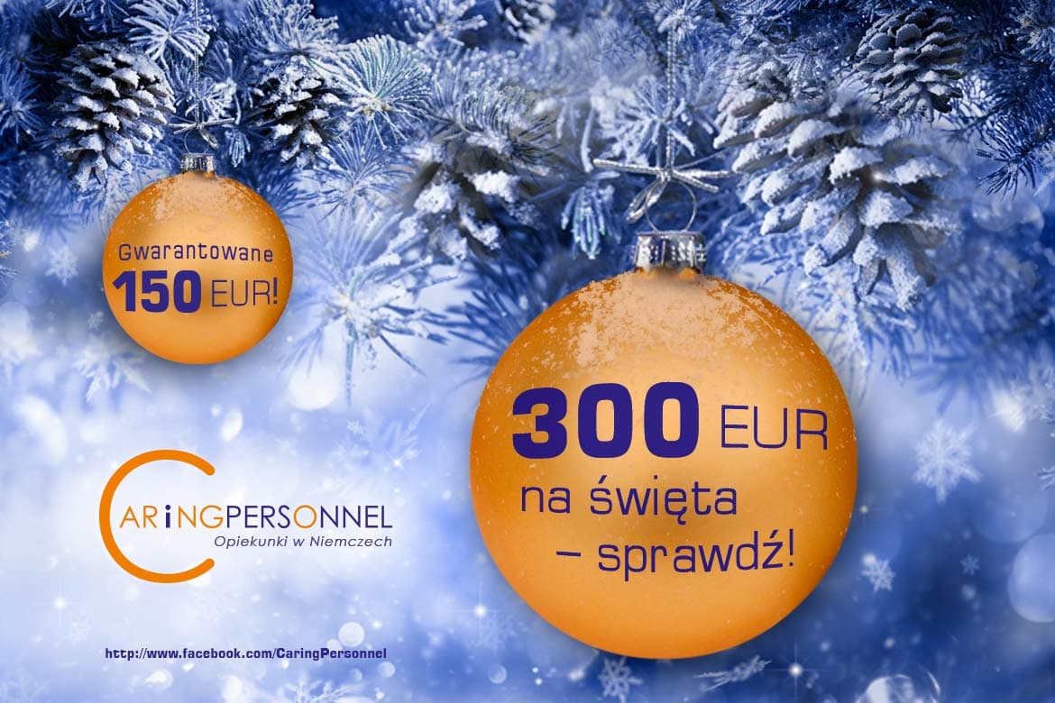 BONUS 300 EUR!!! PRACA W BOŻE NARODZENIE 2017 I NOWY ROK…
