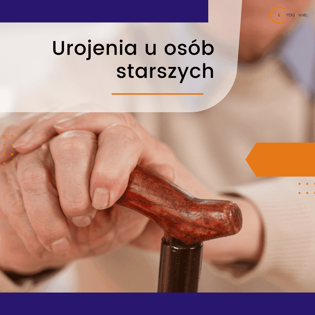 starszy mężczyzna o lasce z urojeniami