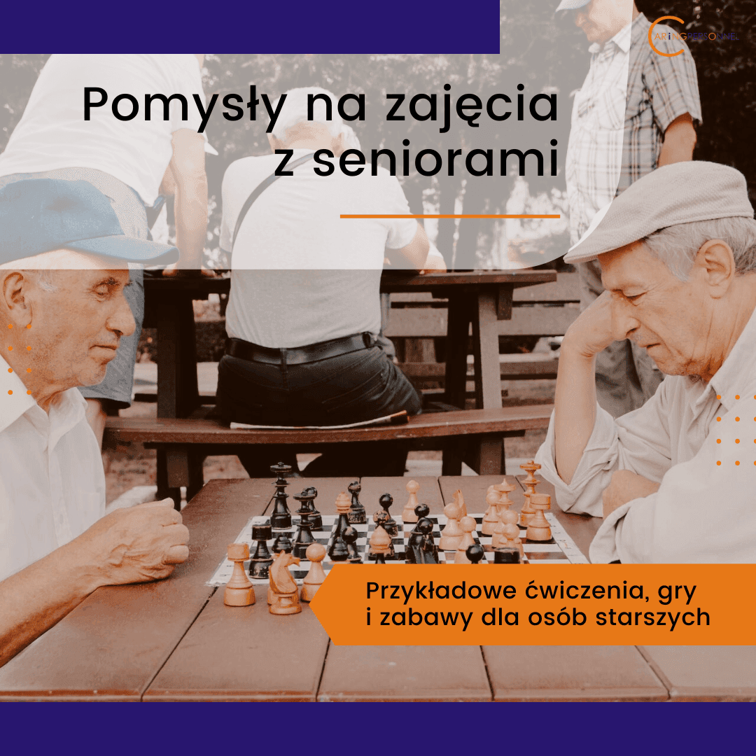 emeryci grający w szachy - pomysł na zajęcia dla seniorów